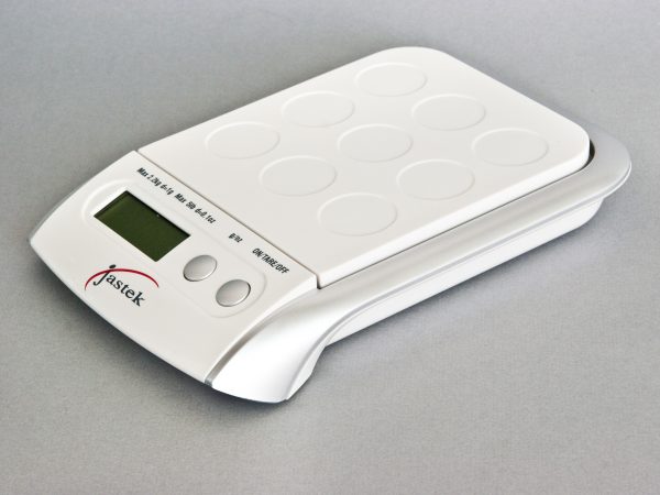 Upright Digital Postal Scale - White Side View